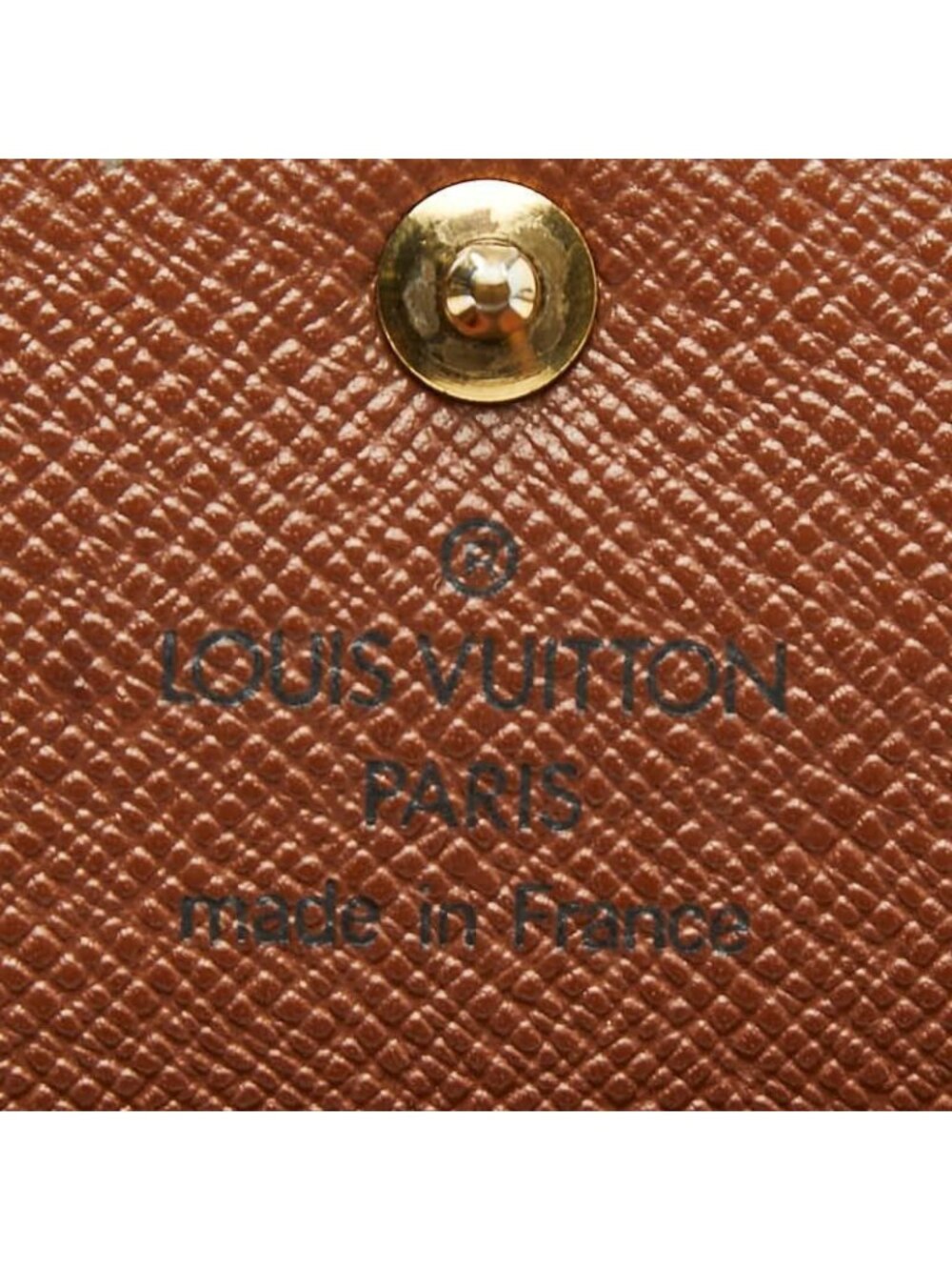 Louis Vuitton Monogram Pochette Portemonnaie Cles de Paris Wallet Brown Leather - Picture 10 of 10